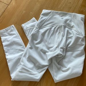 Lulu lemon white leggings